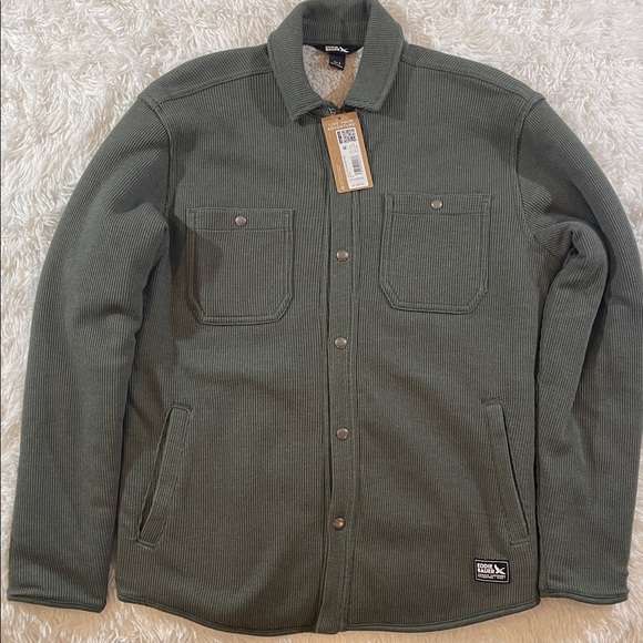 Eddie Bauer Other - Men’s Eddie Bauer Green Corduroy Sherpa Lined Jacket S